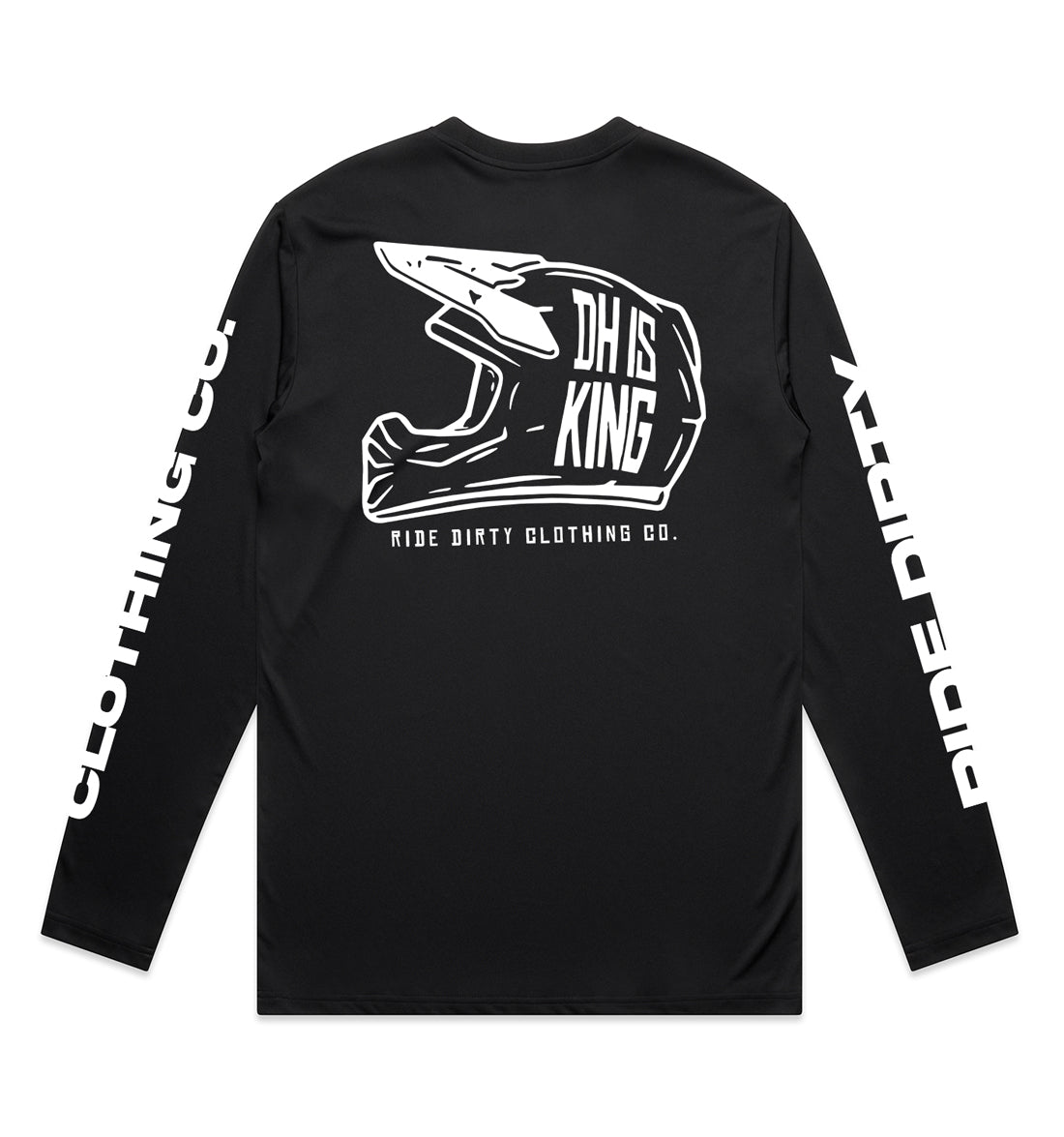 Downhill is KING Long Sleeve Tech Tee