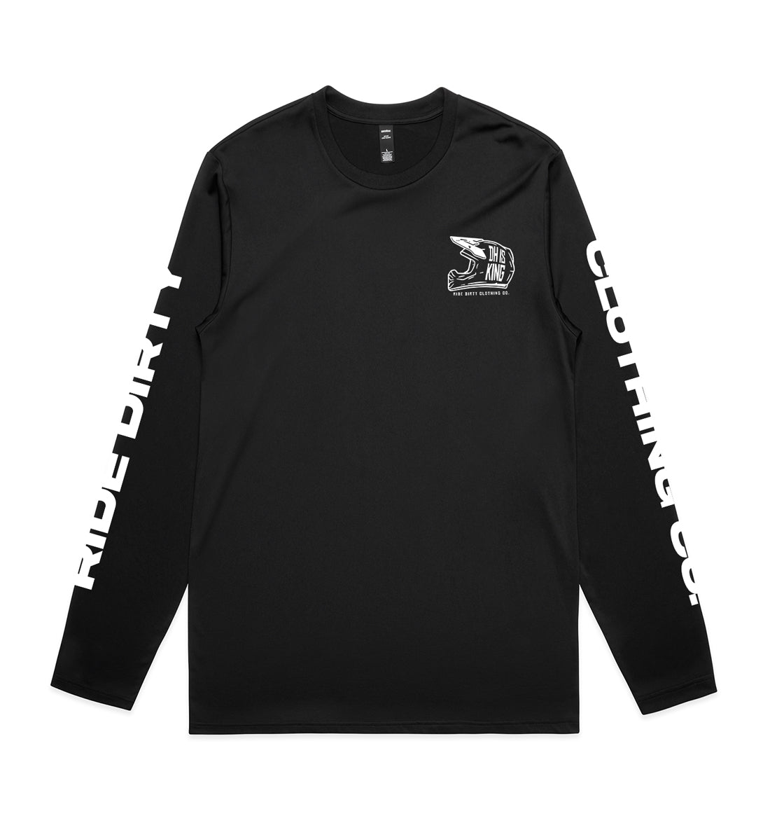 Downhill is KING Long Sleeve Tech Tee