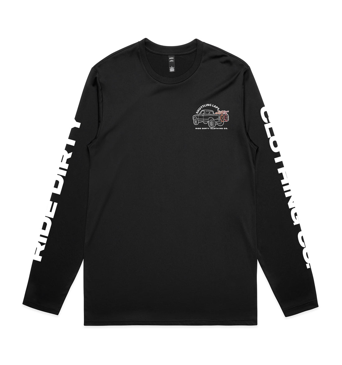 Shuttling Laps Long Sleeve Tech Tee