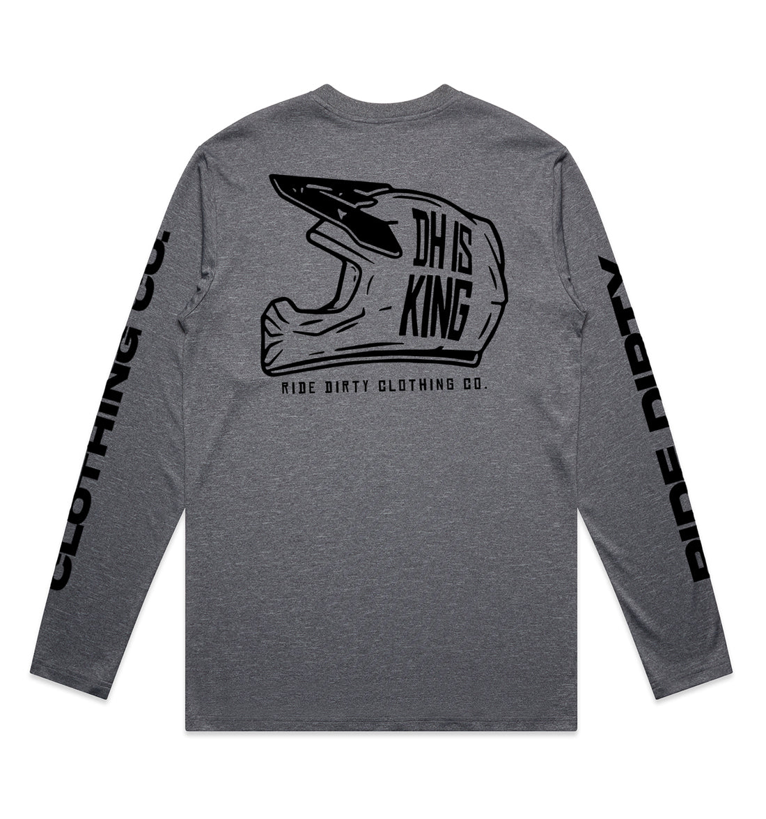 Downhill is KING Long Sleeve Tech Tee
