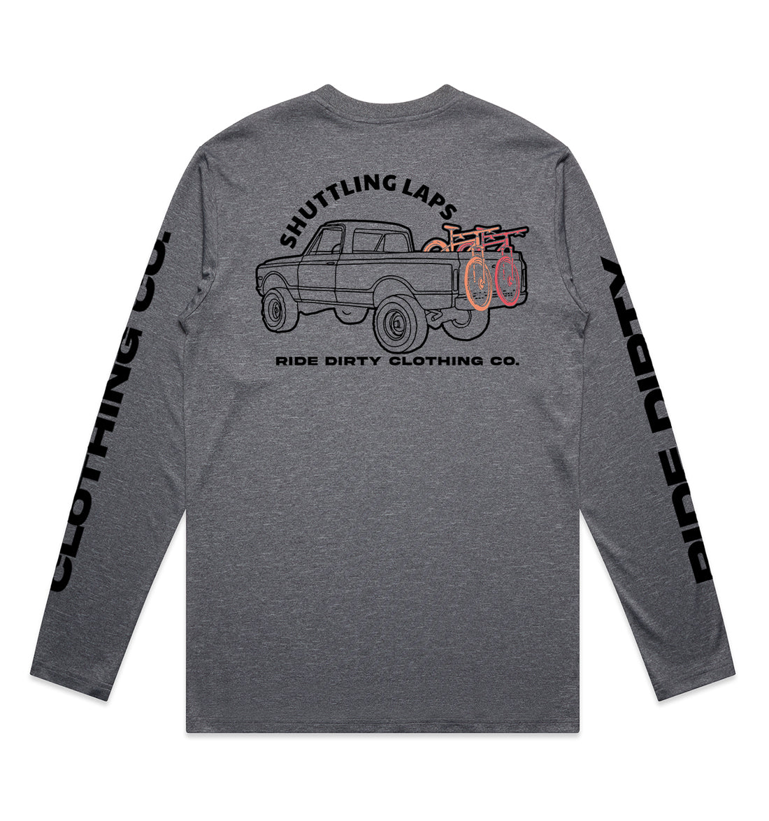 Shuttling Laps Long Sleeve Tech Tee