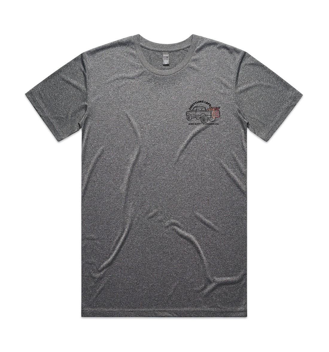 Shuttling Laps Tech Tee