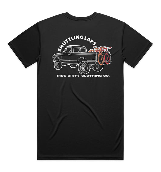 Shuttling Laps Tech Tee