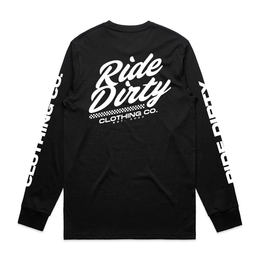 RD Cursive Long Sleeve Tech Tee